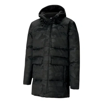 Puma Camo Long Down Jacket 'black'