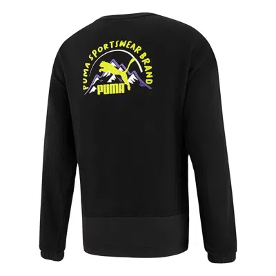 Puma Camping Sportswear Mountain Long Sleeve Tee 'black'