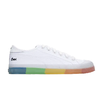Pre-owned Puma Capri T 'white Rainbow'