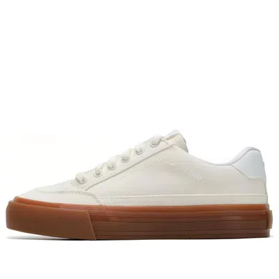 Puma Capris Leather Skateboarding Sneakers 'white'