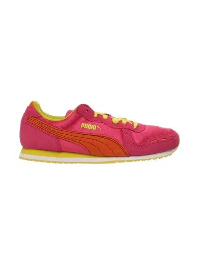 Puma Kids' Carabana Racer Nm Suede Sneakers In Red