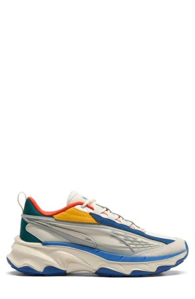 Puma Carbon Institute Trainer In Alpine Snow- Silver
