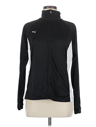 Pre-owned Puma Cardigan Sweater In Black