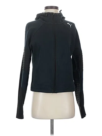 Pre-owned Puma Cardigan Sweater In Black