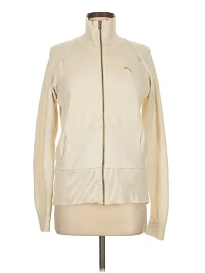 Pre-owned Puma Cardigan Sweater In Ivory