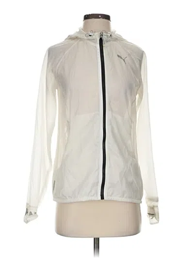 Pre-owned Puma Cardigan Sweater In Silver