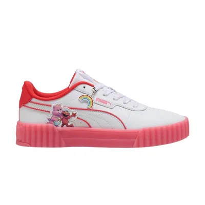 Pre-owned Puma Care Bears X Sesame Street X  Wmns Carina 3.0 'white Red' | Women's Size 7