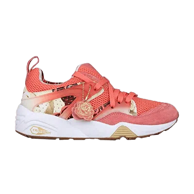 Pre-owned Puma Careaux X Wmns Blaze Of Glory In Pink