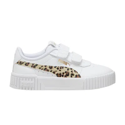 Pre-owned Puma Carina 2.0 Little Kid 'animal Update' | White | Kid's Size 2.5