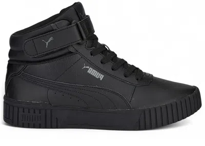 Pre-owned Puma Carina 2.0 Mid (women's) Sneakers In Black