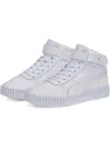 PUMA CARINA 2.0 WOMENS LEATHER GYM HIGH-TOP SNEAKERS