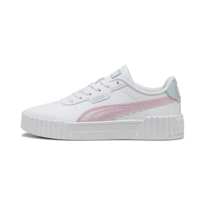 Puma Carina 3.0 Blurry Dreams Big Kids' Sneakers In White