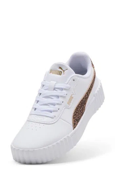 Puma Carina 3.0 Feline Sneaker In White