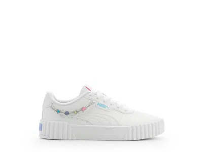 Puma Carina 3.0 Playful Charms Sneaker Kids' In White