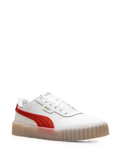 Puma Carina 3.0 Satin Sneakers In White