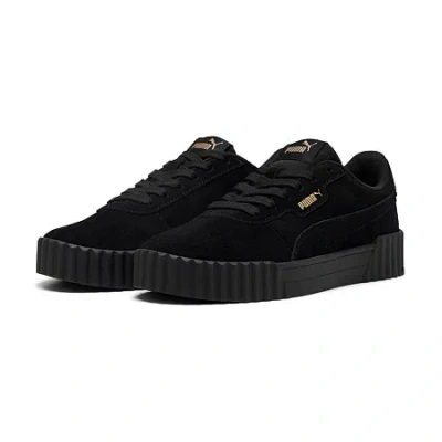 Puma Carina 3.0 Sd Womens Sneakers In Black