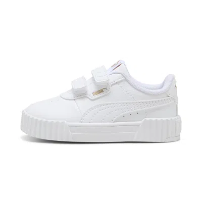 Puma Babies' Carina 3.0 Toddlers' Easy On Sneakers In White