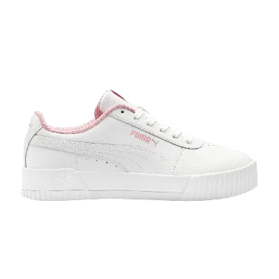 Pre-owned Puma Carina Big Kid 'white'