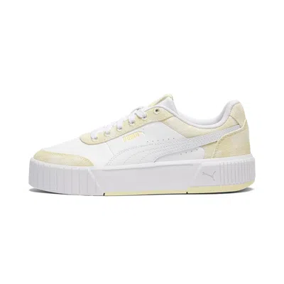 Puma Carina Mia Acid Wash Women Shoes In White