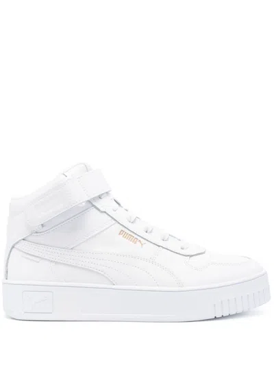 Puma Carina Trainers In 白色