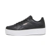 Puma Girls  Cali Court Leather In Black- Black-rose Gold- White