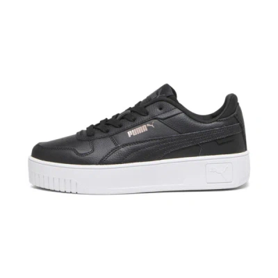 Puma Kids' Girls  Cali Court Leather In Black- Black-rose Gold- White