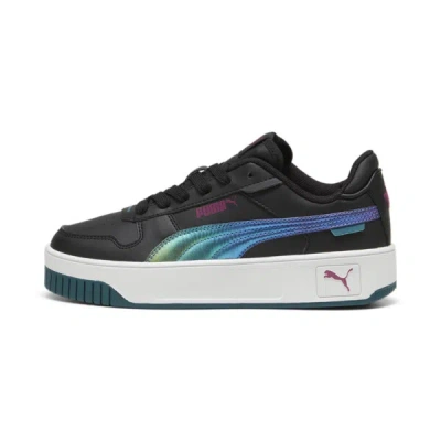 Puma Kids' Carina Street Bouncy Sky Sneakers Youth In Black-magenta Gleam