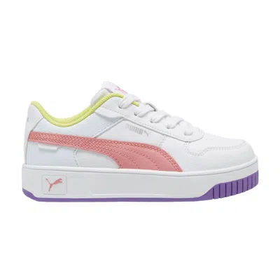 Pre-owned Puma Carina Street Little Kid 'white Passionfruit' | Kid's Size 1