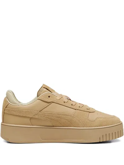 Puma Carina Street Sd Platform Sneakers In Neutral