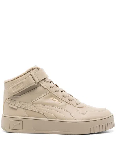 Puma Carina Street Trainers In Neutrals