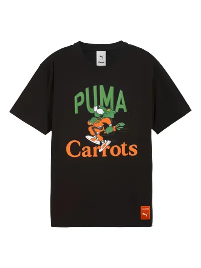 Puma Cartoon-print T-shirt In Black