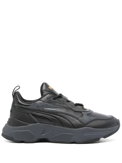 Puma Cassia Lux Sneakers In 黑色