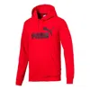 Puma Casual Drawstring Hooded Fleece Lined Stay Warm Printing Red