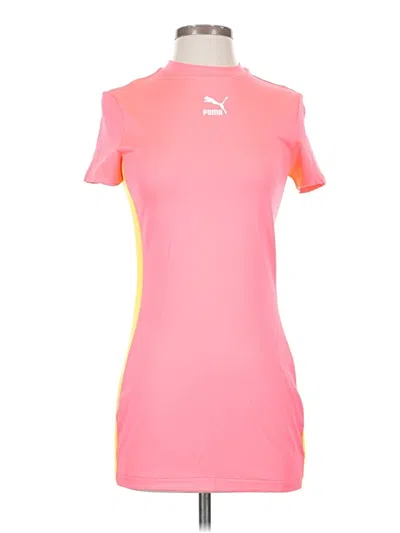 Pre-owned Puma Casual Dress In Pink