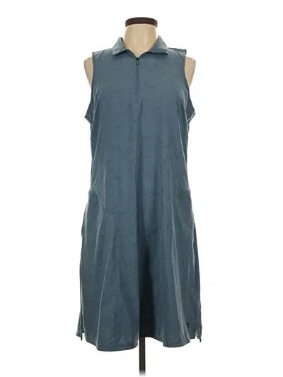Pre-owned Puma Casual Dress In Teal