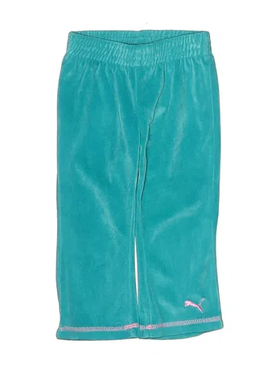 Pre-owned Puma Kids' Casual Pants In Blue