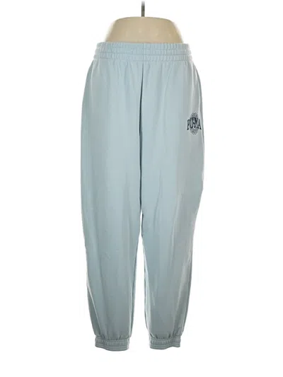 Pre-owned Puma Casual Pants In Blue