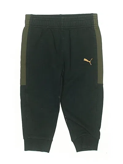 Pre-owned Puma Kids' Casual Pants In Green