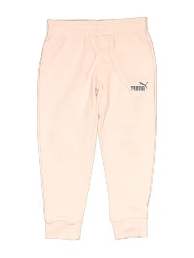 Pre-owned Puma Kids' Casual Pants In Pink