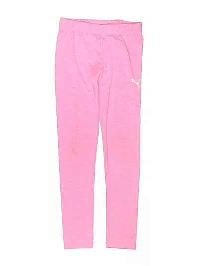 Pre-owned Puma Kids' Casual Pants In Pink