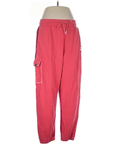 Pre-owned Puma Casual Pants In Red