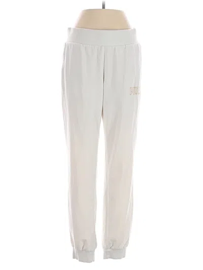Pre-owned Puma Casual Pants In White