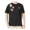 Puma Casual Printed T-shirt 'black'
