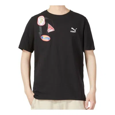 Puma Casual Printed T-shirt 'black'