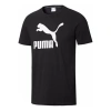 Puma Casual Sports Round Neck Breathable Short Sleeve Black