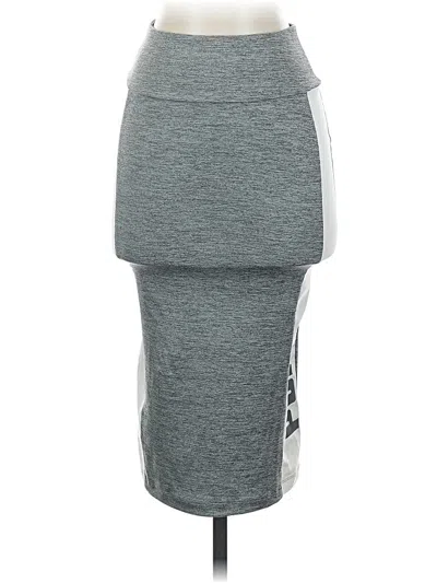 Pre-owned Puma Casual Skirt In Gray