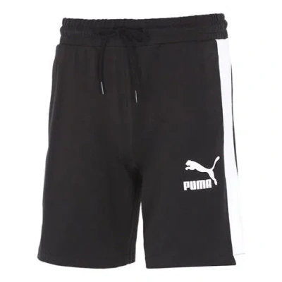 Puma Casual Sports Breathable Lacing Shorts Black