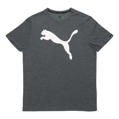 Puma Casual Sports Running Breathable Round Neck Short Sleeve Black In Gray