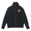 Puma Casual Sports Splicing Classic Stand Collar Jacket Black