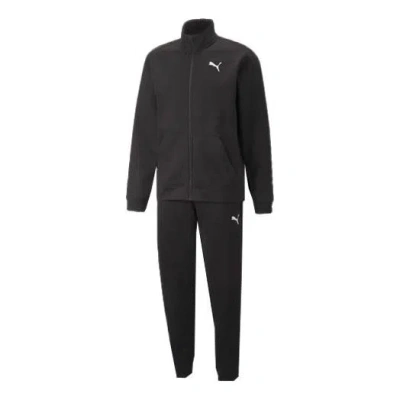 Puma Casual Sports Stand Collar Jacket Suit Black